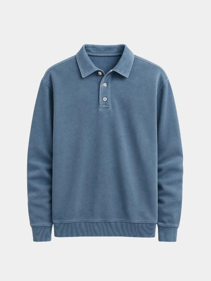 Canyon Mist Long Sleeve Polo Shirt