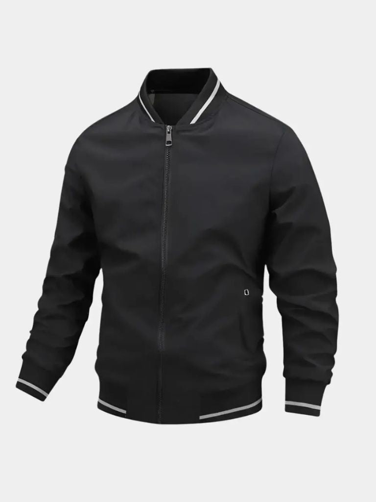 Chamarra Bomber Estilo Béisbol Casual
