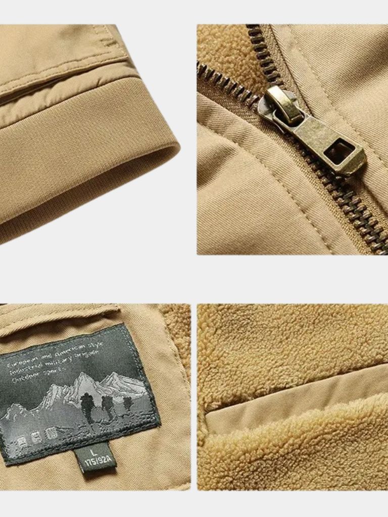 Chamarra Casual de Felpa