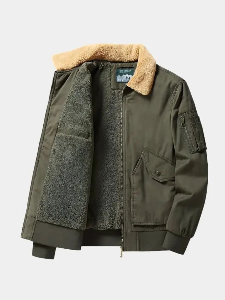 Chamarra Casual de Felpa