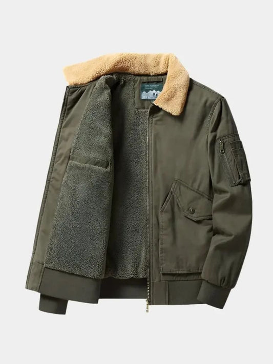 Chamarra Casual de Felpa