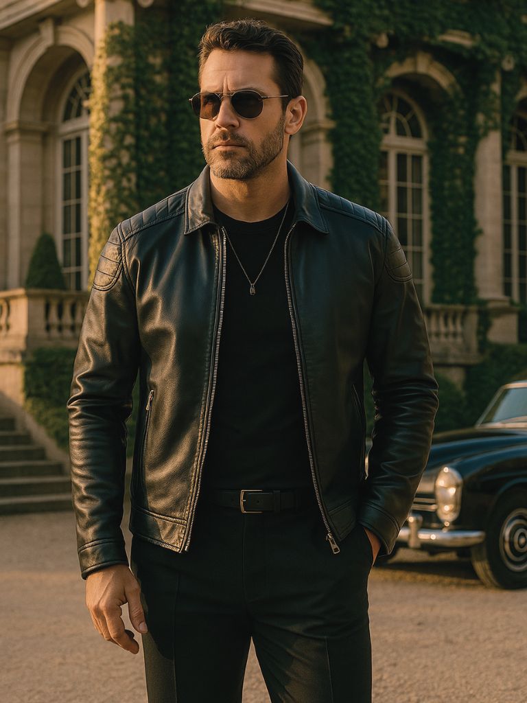 Chamarra de Piel Crusader