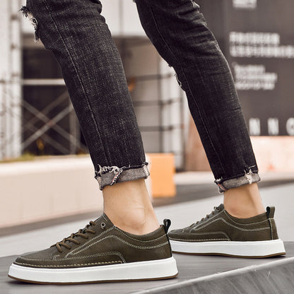 Tenis Oxfords de Piel Auténtica